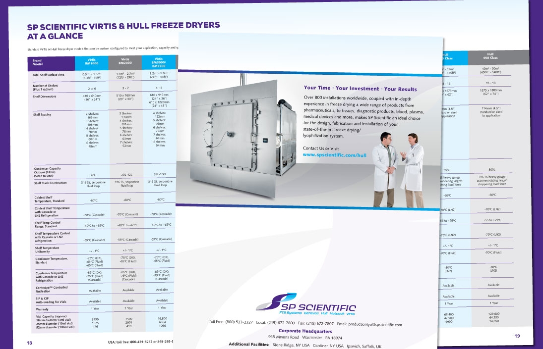 Freeze Dryers brochure